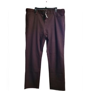 Banana Republic Men's Slim-Fit Burnt Umber Traveler Jeans 40W 34L NWT